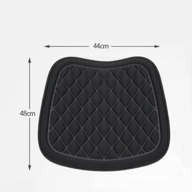 1pc Car Seat Cushion Driver Seat Cushion with Comfort Memory Foam Non-Slip Rubber Vehicles Office Chair Home Car Pad Seat Cover