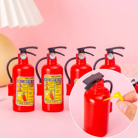 10Pcs Mini Fire Extinguisher Shape Water Guns Outdoor Summer Beach Toys for Kids Birthday Party Favors Pinata Fillers Treat Bag