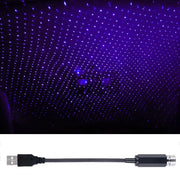 Romantic LED Starry Sky Night Light 5V USB Interface Galaxy Star Projector Lamp for Car Roof Room Ceiling Decor Plug and Play