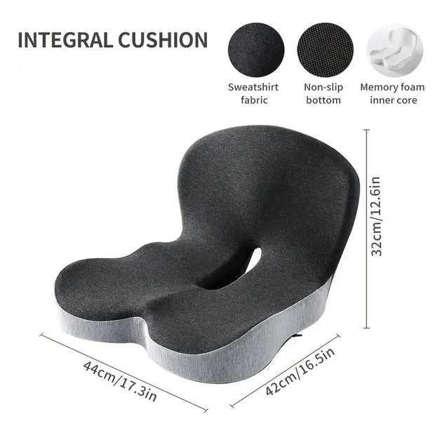 Memory Foam Cushion Interior Accessories Pillow Car Seat Waist Pillow Lumbar Support Office Pillow Chair Cushion