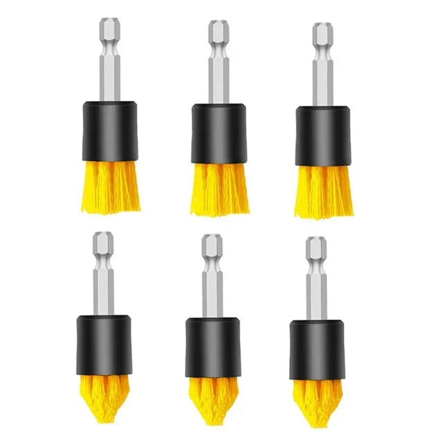 5-11PCS Electric Scrubbing Brush Drill Kit Plastic Round Cleaning Brush Car Tire Brush Scrubbing Cordless Drill Brushes