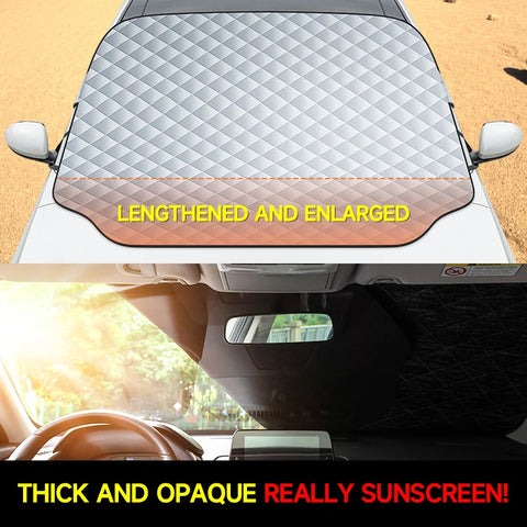 Car Snow Ice Protector Cover Winter Windshield Sunshade For Car Outdoor Summer Car Cover Anti Frost Anti Sun Covers Protection