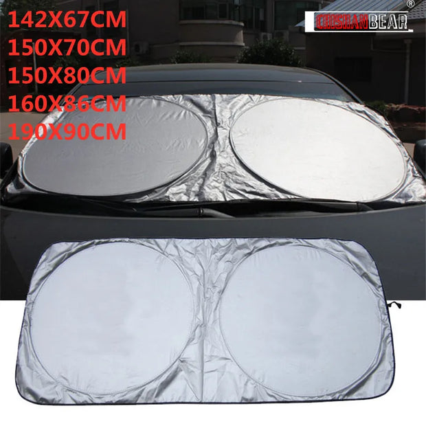 Universal UV Protection Shield  Front Rear Car Window Car SunShade Anti Snow Ice Sunshade Sun Shade Visor Windshield Cover Auto