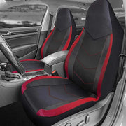 High Back Air Mesh Fabric Car Seat Covers Sporty Design Airbag Compatible Fit For Most Car Suv Truck Van Seat Cushion