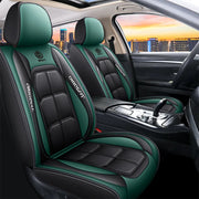 All inclusive seat cover, full leather car seat cushion, single seat driver and passenger seat cover, all season universal pad