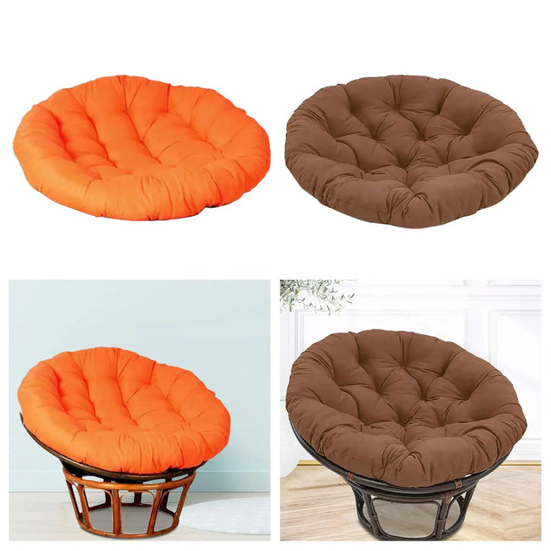 Swing Hanging Chair Cushion Round Outdoor Seat Cushion for Hanging Chair Hammock Wicker Chair Garden Egg Chair Indoor Outdoor