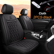 12/24V Heated Car Seat Cover Universal Car Seat Heater 30' Fast Heating Winter Car Heating Cushion Back Warmer Heating Pads 2023