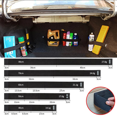 Car Trunk Fixing Strap Extinguisher Sundries Water Tank Miscellaneous Elastic Organizer Strap Storage Auto Interior Accessories