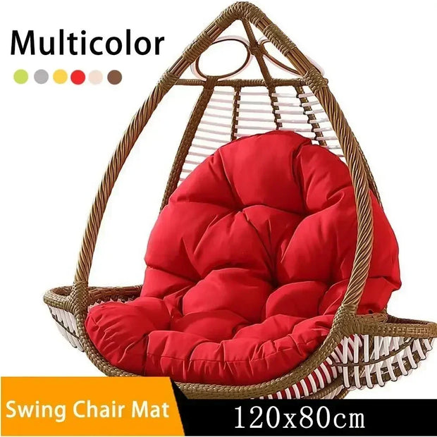 Outdoor Supply Hammock Thickened Egg Chair Cushion Seat Pad Backrest Pillow Rocking Chair Seat Mat Swing Chair Mat