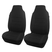 AUTO PLUS Universal Polyester Fabric Car Seat Covers Fit For Most Car Suv Truck Van Car Accessories Interior  Airbag Compatible