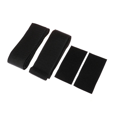 4Pcs Black Car Trunk Storage Fixed Belt Auto Interior Firm Nylon Tape Loop Strap Storage Organizer Car Accessories