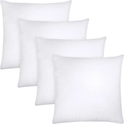 45x45cm Throw Pillow Insert Premium Soft Cotton Euro Square Decorative Pillow Core Set for Bed Sofa Couch JAF018