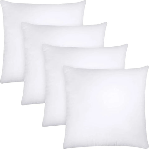 45x45cm Throw Pillow Insert Premium Soft Cotton Euro Square Decorative Pillow Core Set for Bed Sofa Couch JAF018