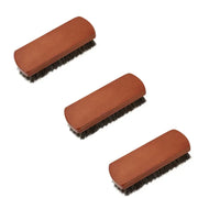 New Horsehair Leather Textile Cleaning Brush for Car Interior Furniture Apparel Bag Shine Polishing Brush Auto Wash Accessories