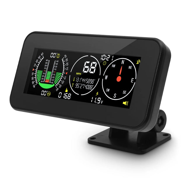 M60 M50 4x4 Off Road GPS Smart Inclinometer Car Digital Display Tilt Pitch Angle inclinometro Auto HUD Intelligent Slope Meter