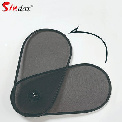 Car Side Window Adjustable Sunshade Sunscreen Cooling Does Not Block The Line of Sight Durable Sun Protection Black Sun Visor