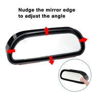 360 Degree Adjustable Wide Angle Side Rear Mirror Blind Spot Convex Mirrors for Car Reverse Parking Auxiliary Rear View Mirror