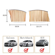 2PCS Magnetic Car Sunshade Window Curtain Auto Window Sun Shade Privacy Sun UV Protection Window Shield Car Interior Accessories