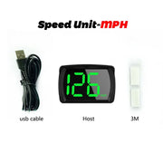 Universal Car HUD Head Up Display GPS Hud Digital Speedometer Big Font Speed Meter KMH for All Car Truck Plug and Play Auto Part