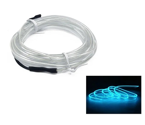 5M/4M/3M/2M/1M Car Interior Light LED Strip Decoration Flexible Neon Lights Car Atmosphere Lamp 12V Universal Auto Ambient Light