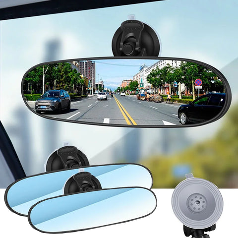 Universal Rearview Mirror Car-styling Interior Rear View Mirror Adjustable Suction Cup 360° Rotates Car Rear Mirror Accessories