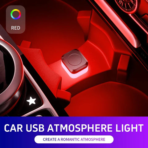 New USB Car Interior Ambient Atmosphere Light LED Signal Lights Auto Reading Lamp Decorations Night Lights Interior Accessories