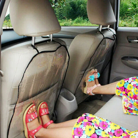 For Kids Kick Seat Back Cover Seat Back Protector 58cm X 42.5cm Cover Mat Kick Mat Transparent For Car Seats 1pack 1 Pc