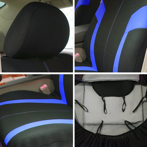 AUTO PLUS Car Seat Covers Universal Fit For Most Car SUV Truck Breathable Mesh Fabric Seat Covers For Car Accessories Interior