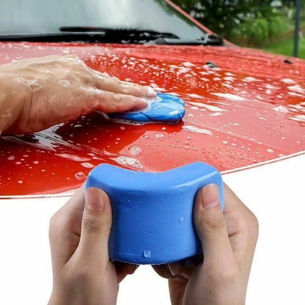 3pcs Car  Clay Cleaning  Bar Detailing  Waxing Polish Treatment Fine Grade Powerful Decontamination Of Volcanic Grinding Mud