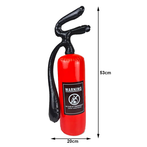 Inflatable Fire Extinguishers Shaped Balloons Toys for Kids Fire Truck Birthday Party Decor Firefighter Birthday Party Supplies