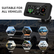 M60 M50 4x4 Off Road GPS Smart Inclinometer Car Digital Display Tilt Pitch Angle inclinometro Auto HUD Intelligent Slope Meter