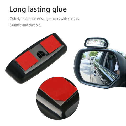 360 Degree Adjustable Wide Angle Side Rear Mirror Blind Spot Convex Mirrors for Car Reverse Parking Auxiliary Rear View Mirror