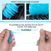 Cleaning Gel Universal Cleaner for Car Vent Keyboard Auto Cleaning Putty Dashboard Dust Remover Duster Cleaning 50ml