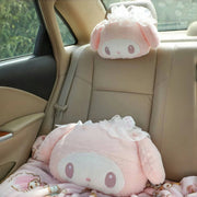 Lovely Strawberry My Melody Back Cushion Comfortable Headrest Seat Belt Cover For Car Seat Sofa Bed Throw Pillow Home Decor