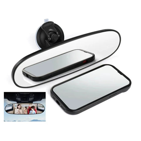 Universal Rearview Mirror Car-styling Interior Rear View Mirror Adjustable Suction Cup 360° Rotates Car Rear Mirror Accessories