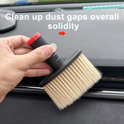 SEAMETAL Car Interior Cleaning Brush Soft Bristles Dust Removal Brush Auto Air Outlet Gaps Duster for Car Detailing Clean Tool