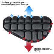 Motorcycle Seat Cushion Black Foam Soft Comfortable Breathable Seat Covers Mats Motorcycles Electric Bike Accessories