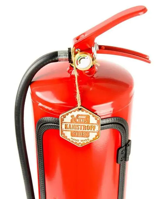 New Fire Extinguisher Mini Bar Novelty Wine Storage Box New Year Birthday Gift For Whisky Loving Fireman Metal Organizer Box