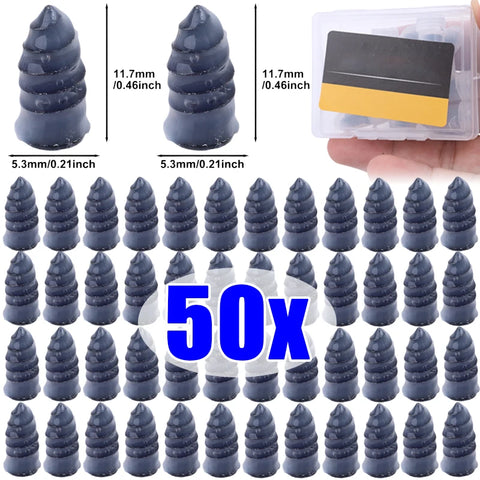 Car Vacuum Tyre Repair Nail 50/100pcs Motorcycle Truck Scooter Bike Tire Puncture Repair Tubeless Tools for Car Tire Repair Tool