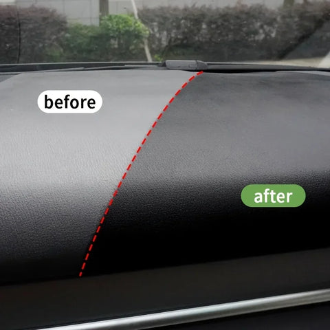 50ML/100ML/300MLCar Plastic Leather Rubber Restorer Spray Back to Black Gloss Interior Plastic Renovator for Auto Cleaning