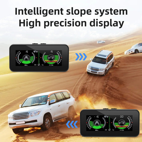 New M50 Slope Meter Display GPS+BDS Dual System Head Up Display M60 HUD Intelligent Inclinometer Off-road 4X4 Car Accessories