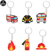 Fireman Birthday Party Supplies Firefighter Helmet Fire Hydrant Straws Cups with Lids Fire Extinguisher Squirt Toys Fire Favors