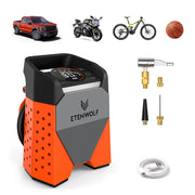 Tire inflator pump, air compressor, ultra-fast inflation, 7800mAh/15600mAh battery, Light pickup truck, motorcycle, cars