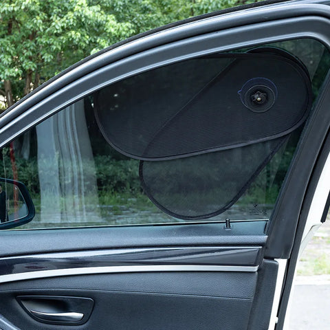 Car Side Window Adjustable Sunshade Sunscreen Cooling Does Not Block The Line of Sight Durable Sun Protection Black Sun Visor