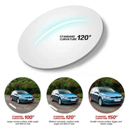 Car Rear View Mirror Auxiliary Blind Spot Mirror Ultra Clear 360 Degree Adjustable Wide Angle Car Reverse Borderless Mirrors