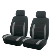 AUTO PLUS Universal Polyester Fabric Car Seat Covers Fit For Most Car Suv Truck Van Car Accessories Interior  Airbag Compatible