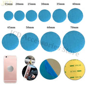 JCD 10Pcs 20/25/30/35/40/45/50mm Metal Plate Disk Iron Sheet For Magnet Mobile Phone Holder For Magnetic Car Phone Stand Holde