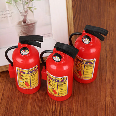 3Pcs Funny Mini Fire Extinguisher Toys Whole Person Prank Gift Water Gun Spray Water Children Firefighters Professional Props