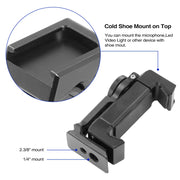 Universal Smartphone Tripod Mount Adapter Phone Clip Holder 360 Rotation Mobile Clamp with Cold Shoe Mount for Arca-Type Plate