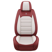 PU Leather Front Car Seat Covers Airbag Compatible Four Season Universal Fit Most Car SUV Car Accessories Full Set Car SeatCover